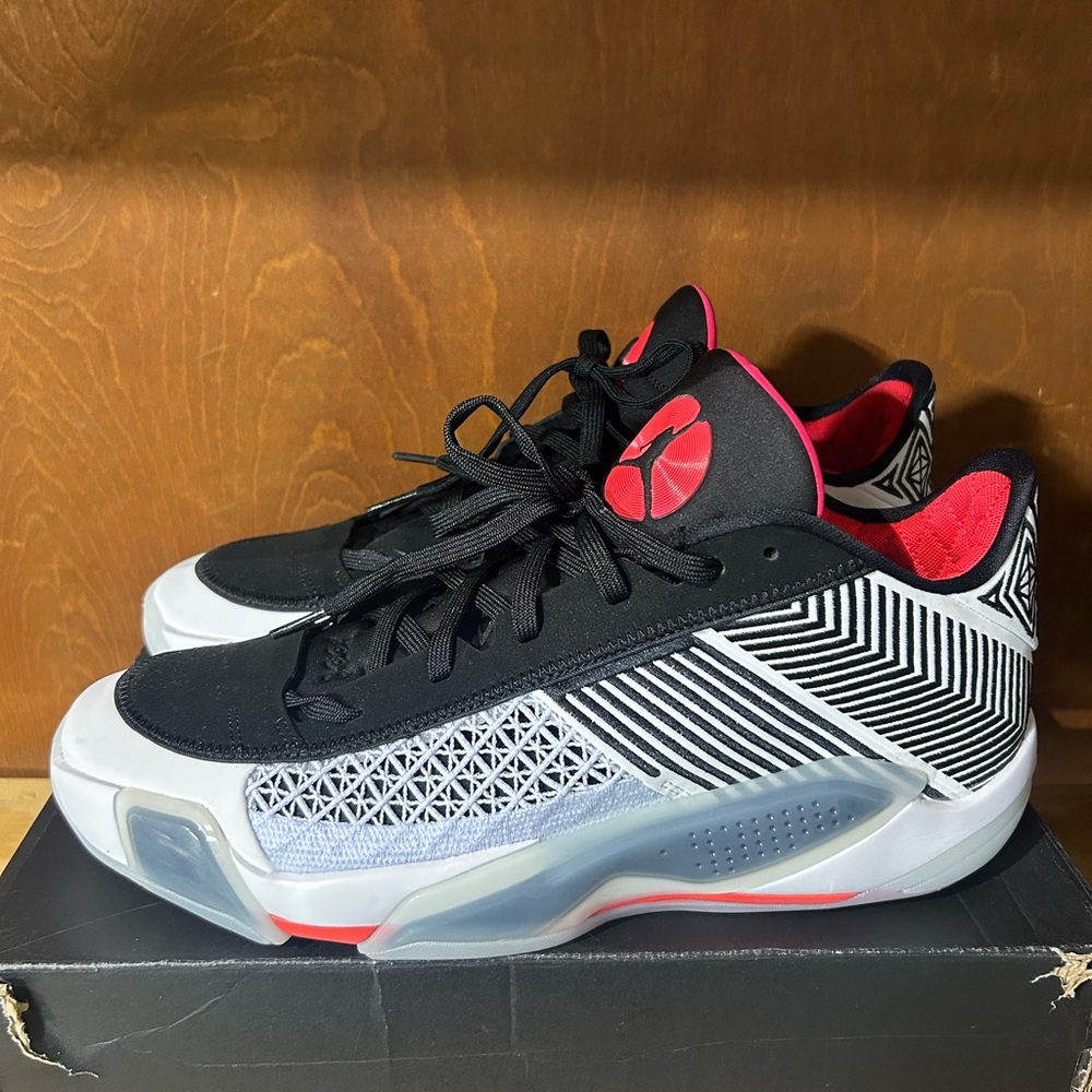 Jordan Athletic Shoes - Black, White, Red